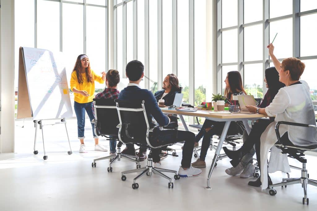 alumnos en Clases de inglés para empresas
