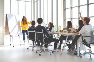 alumnos en Clases de inglés para empresas
